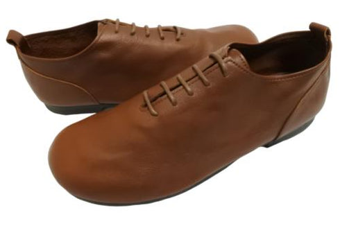 【KOBE DADA CAM-7 ブラウン】贅沢一枚革使用日本製カジュアルシューズ